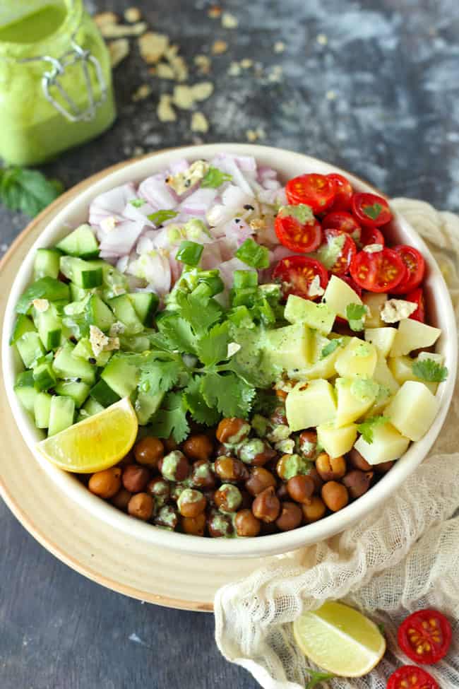 Desi Channa Salad